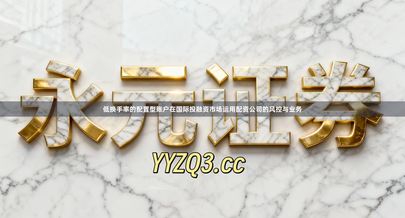 低换手率的配置型账户在国际投融资市场运用配资公司的风控与业务